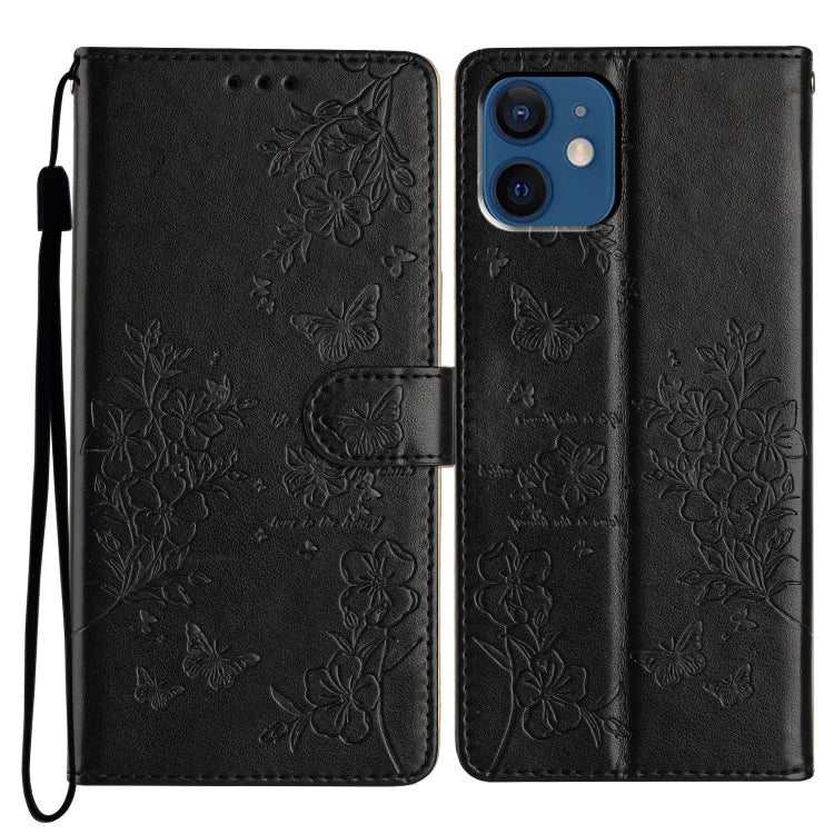 Butterflies and Flowers Leather Phone Case, Series 4