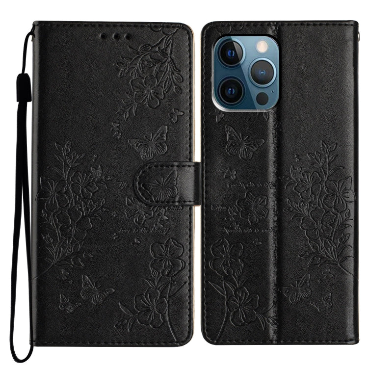 Butterflies and Flowers Leather Phone Case, Series 3