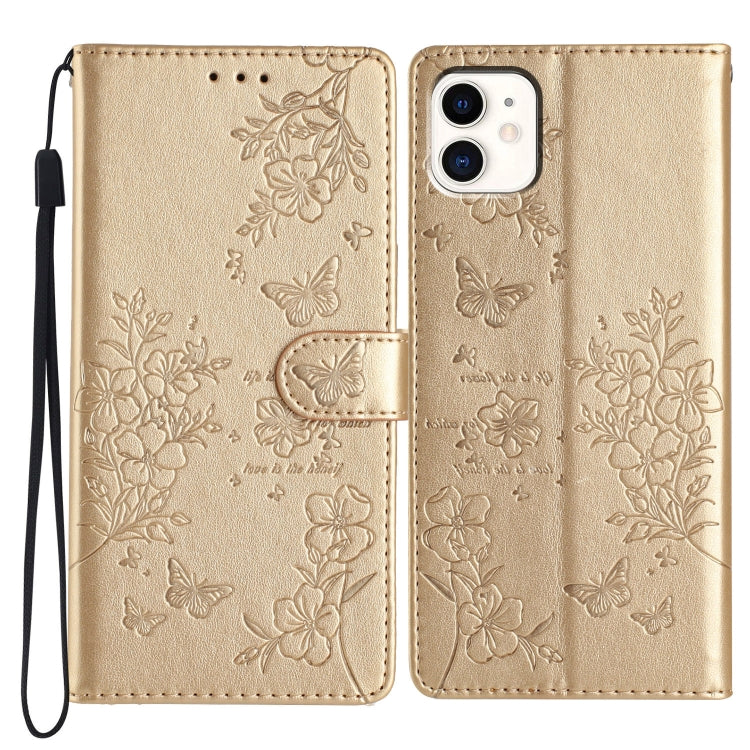 Butterflies and Flowers Leather Phone Case, Series 1