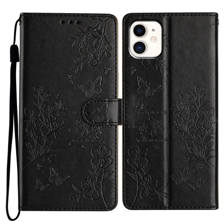 Butterflies and Flowers Leather Phone Case, Series 1