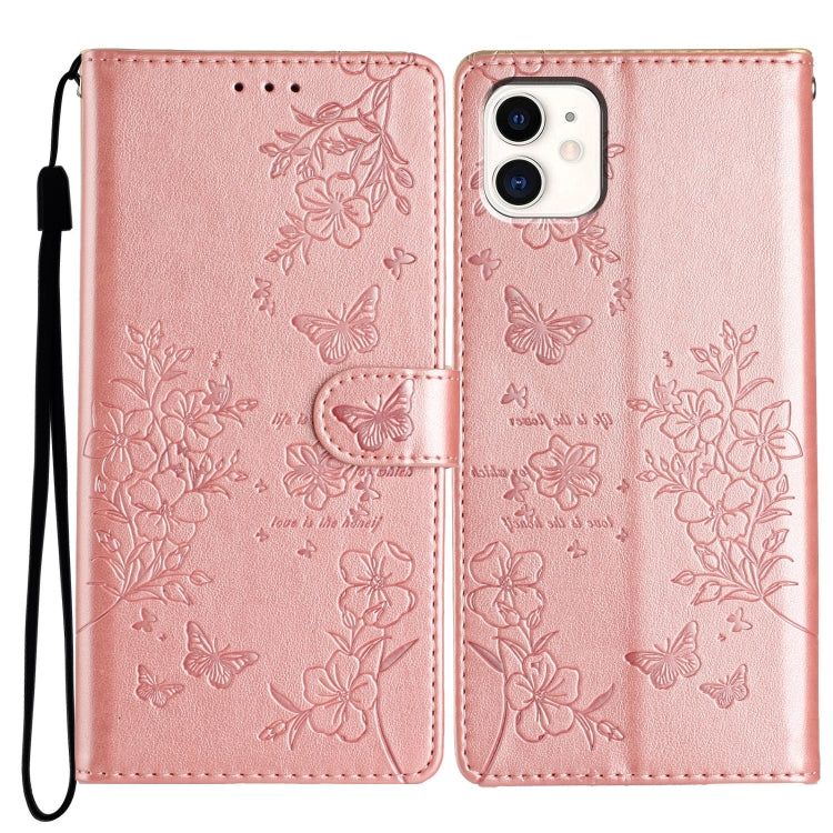 Butterflies and Flowers Leather Phone Case, Series 1