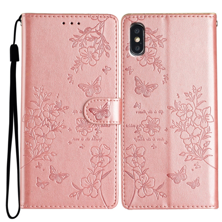 Butterflies and Flowers Leather Phone Case, Series 3