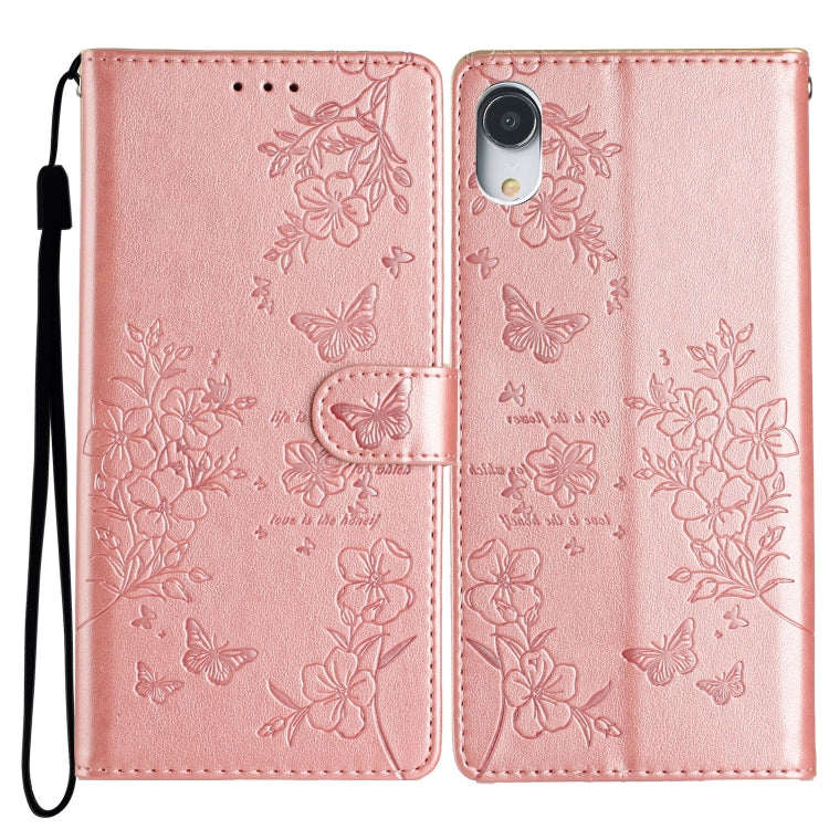 Butterflies and Flowers Leather Phone Case, Series 1