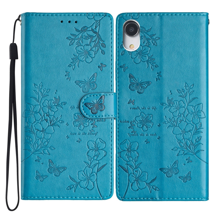 Butterflies and Flowers Leather Phone Case, Series 1