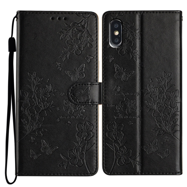 Butterflies and Flowers Leather Phone Case, Series 3