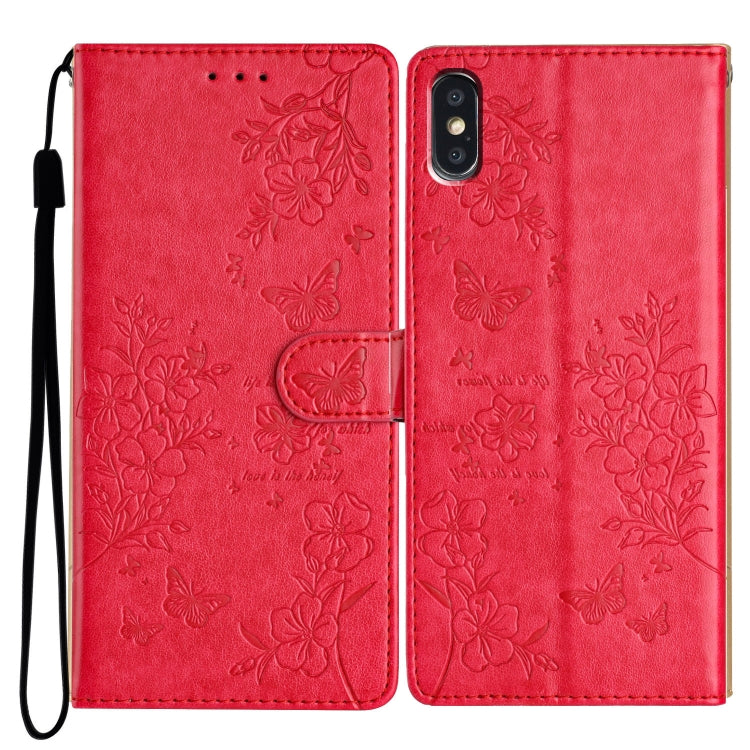 Butterflies and Flowers Leather Phone Case, Series 3