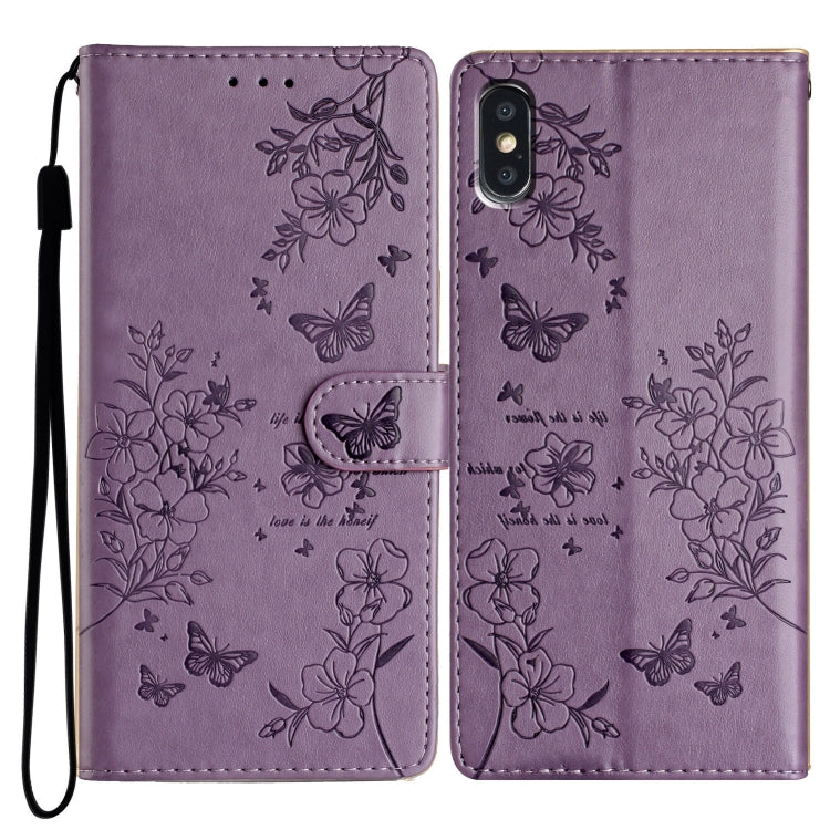 Butterflies and Flowers Leather Phone Case, Series 3