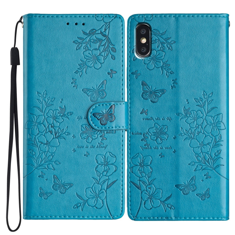 Butterflies and Flowers Leather Phone Case, Series 3