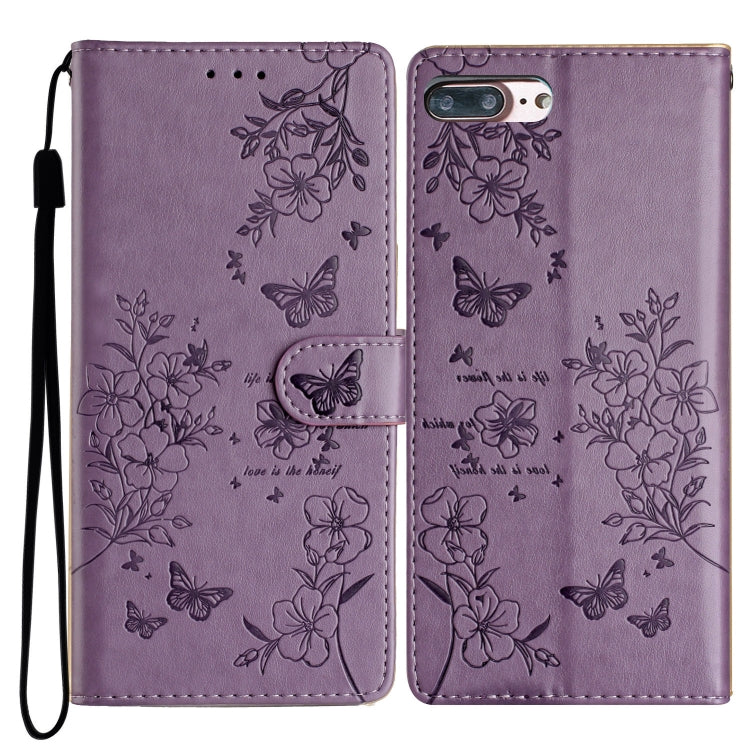 Butterflies and Flowers Leather Phone Case, Series 1