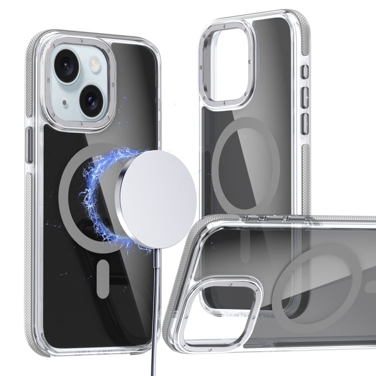 Magsafe Dual-Color Transparent Black Full Coverage Phone Case, Series 2