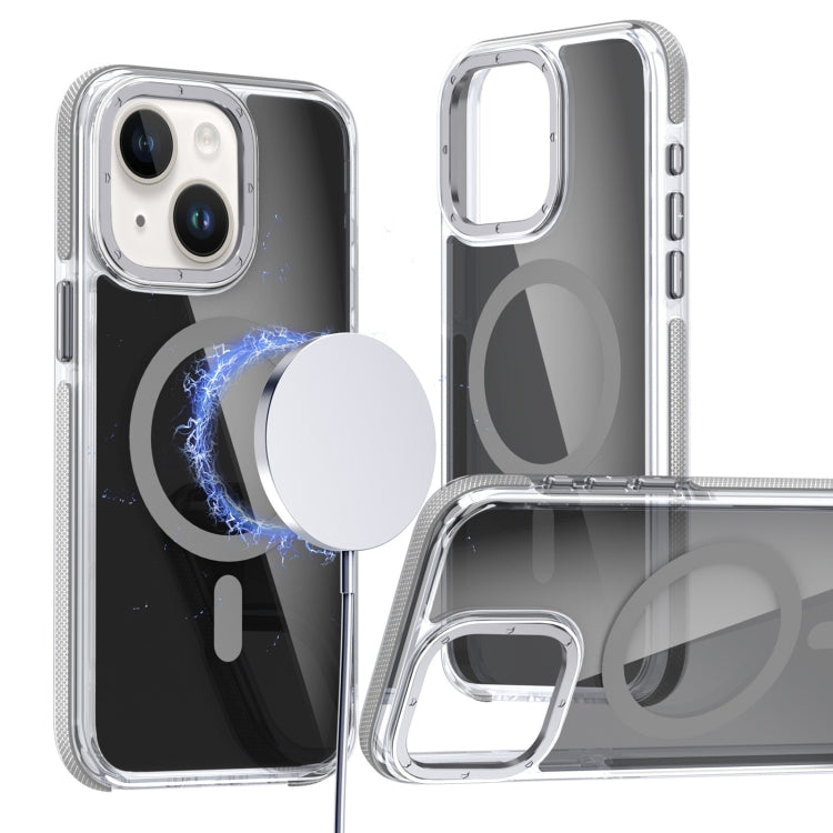 Magsafe Dual-Color Transparent Black Full Coverage Phone Case, Series 3