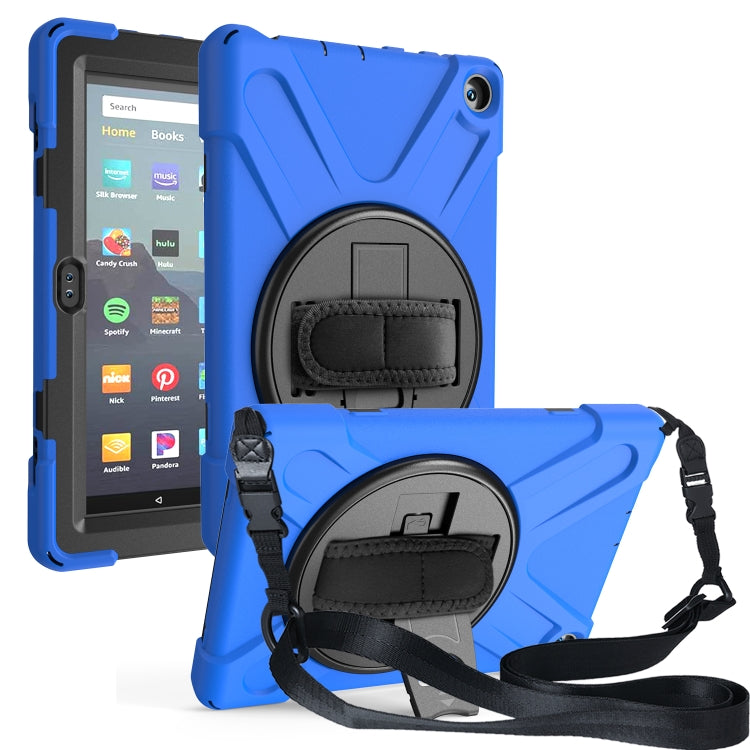 Shockproof Colorful Silicone + PC Protective Case with Holder & Shoulder Strap & Hand Strap My Store