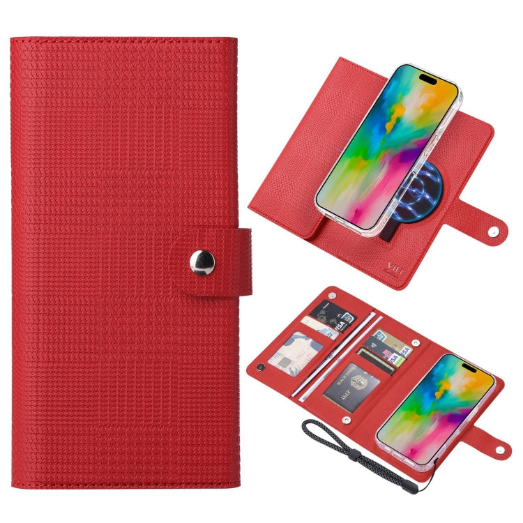 ViLi GHA-C Series RFID MagSafe Magnetic Flip Leather Phone Case, Series 2