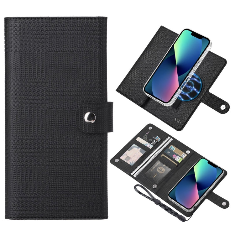 ViLi GHA-C Series RFID MagSafe Magnetic Flip Leather Phone Case, Series 2