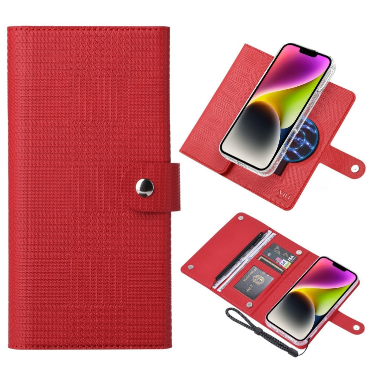 ViLi GHB-C Series RFID MagSafe Magnetic Flip Leather Phone Case, Series 2