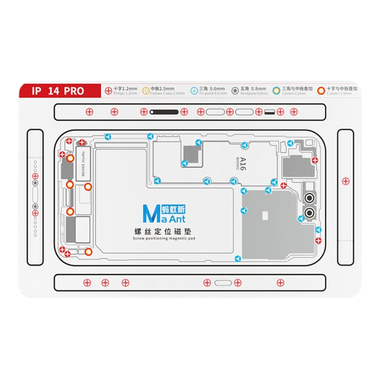 MaAnt Double-sided Screw Positioning Flexible Soft Magnetic Pad