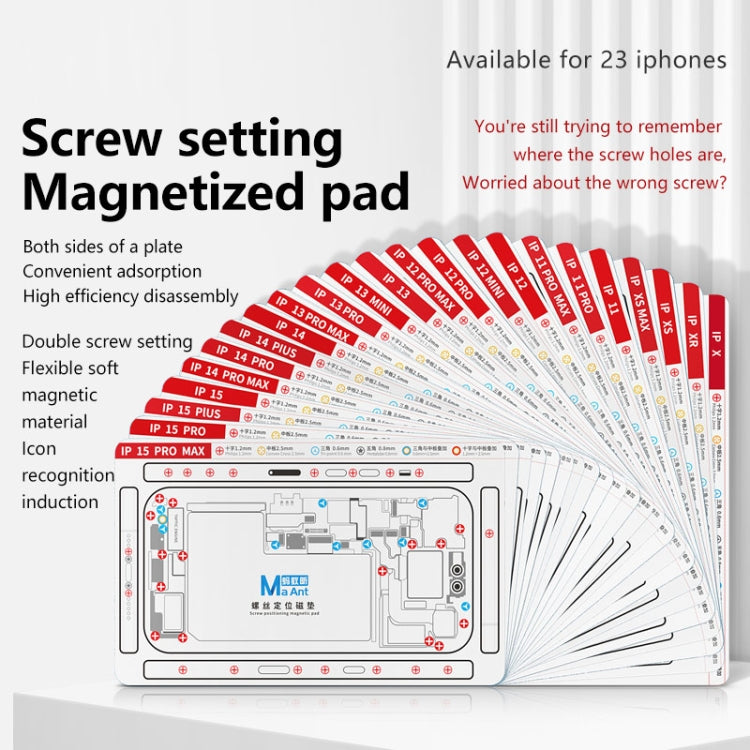 MaAnt Double-sided Screw Positioning Flexible Soft Magnetic Pad My Store