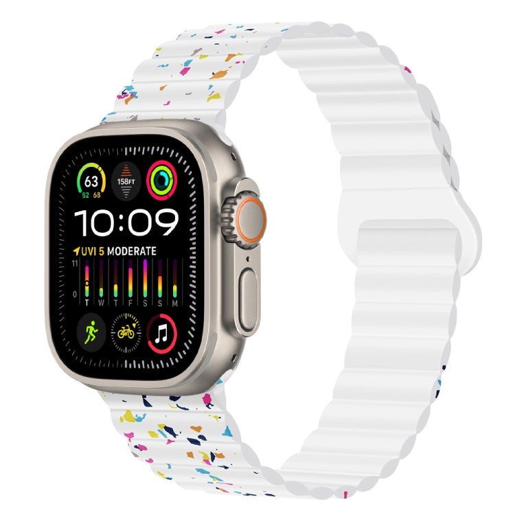 Colorful Dots Magnetic Silicone Watch Band, Series 4