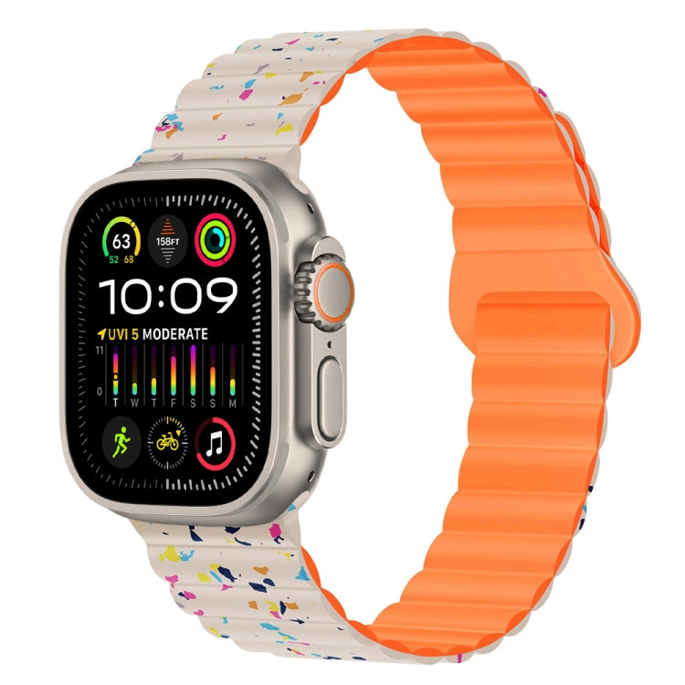 Colorful Dots Magnetic Silicone Watch Band, Series 4