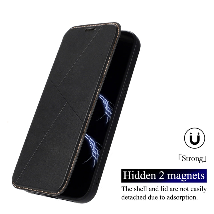 Magnetic Armor Series RFID Card Slots Leather Phone Case, Series 1