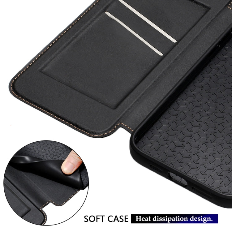 Magnetic Armor Series RFID Card Slots Leather Phone Case, Series 1