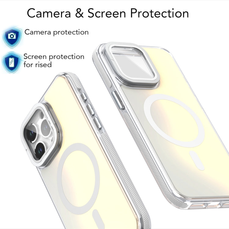 MagSafe Gradient Color Lens Film Phone Case with Lens Fold Holder, Series 1