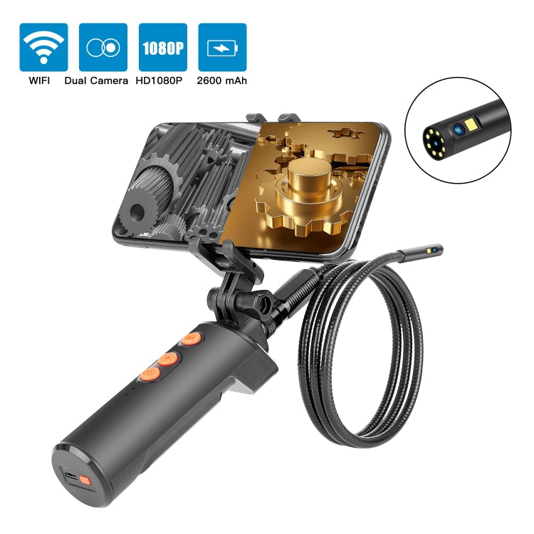 F280 1080P IP68 Waterproof Dual Camera WiFi Digital Endoscope Reluova