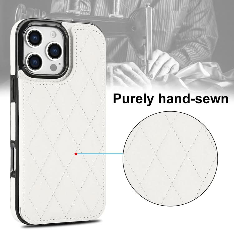 Double Buckle Rhombic PU Leather Phone Case, Series 2