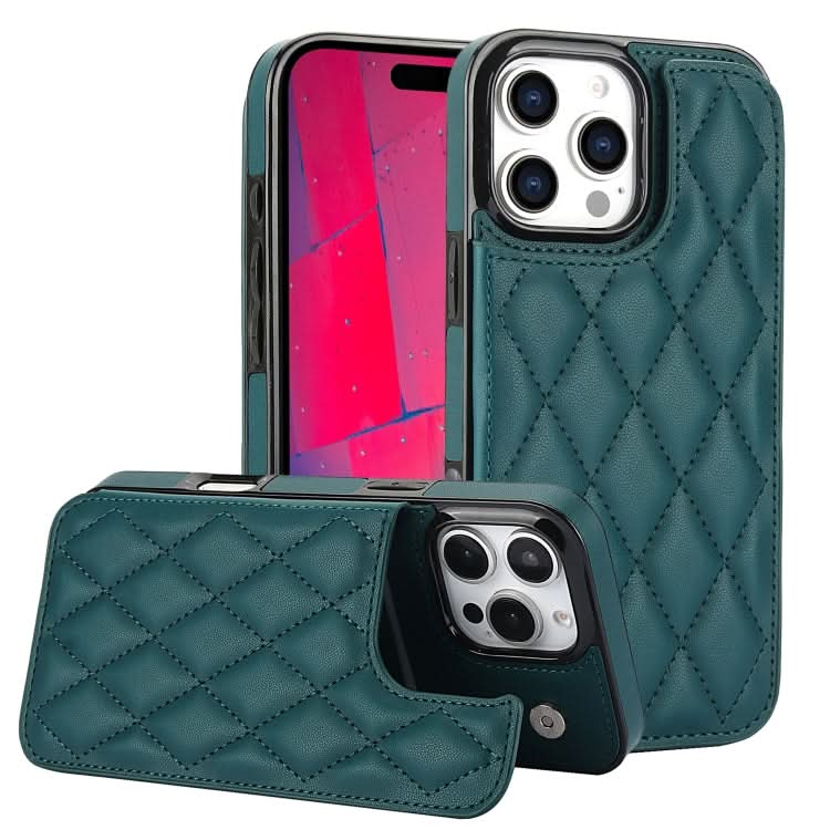 Double Buckle Rhombic PU Leather Phone Case, Series 2