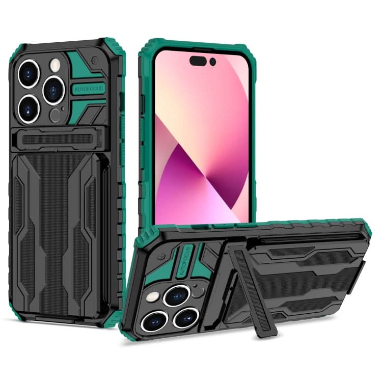 Kickstand Armor Card Wallet Phone Case, Series 2