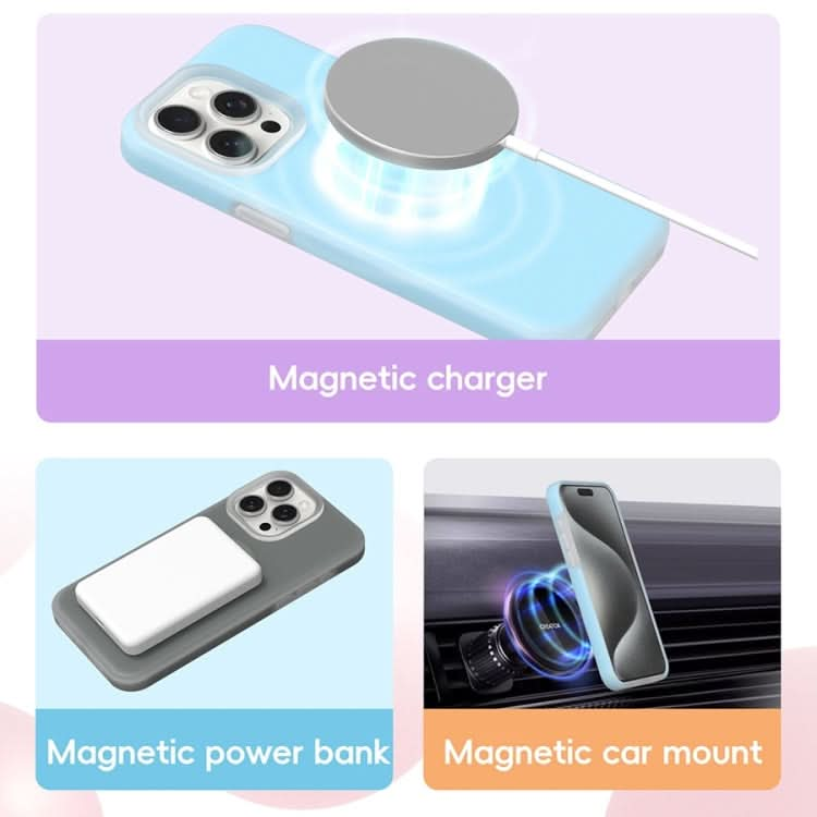 Jelly Liquid Silicone MagSafe Magnetic Phone Case, Series 5