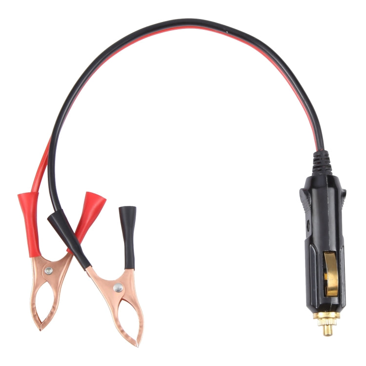 40cm Car Battery Charging Crocodile Clip to Cigarette Lighter Connection Cable-Reluova