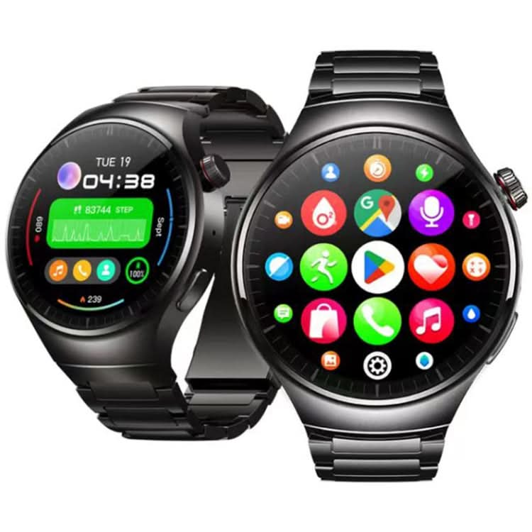 Zeblaze Thor Ultra 1.43 inch AMOLED Screen Android Smart Watch, Steel Strap