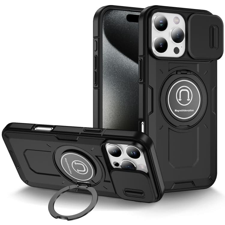 Sliding Camshield TPU Hybrid PC Magnetic Holder Phone Case, Series 4