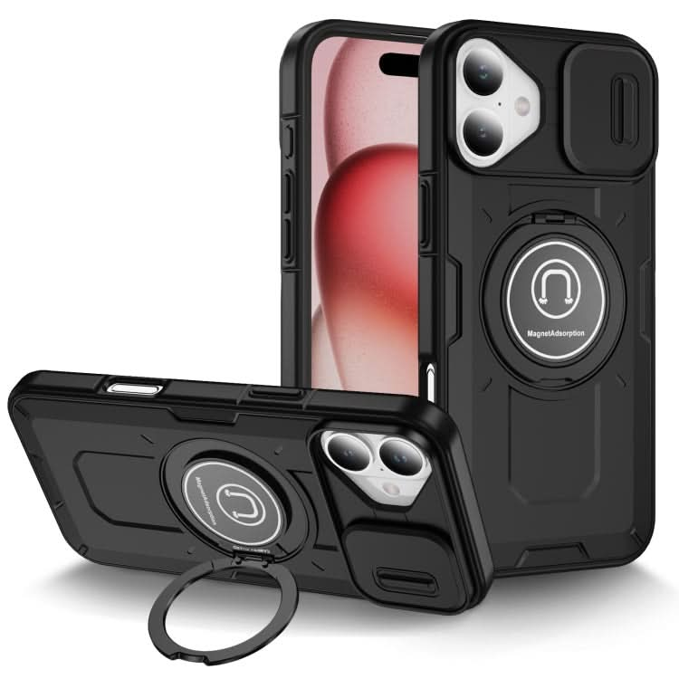 Sliding Camshield TPU Hybrid PC Magnetic Holder Phone Case, Series 1