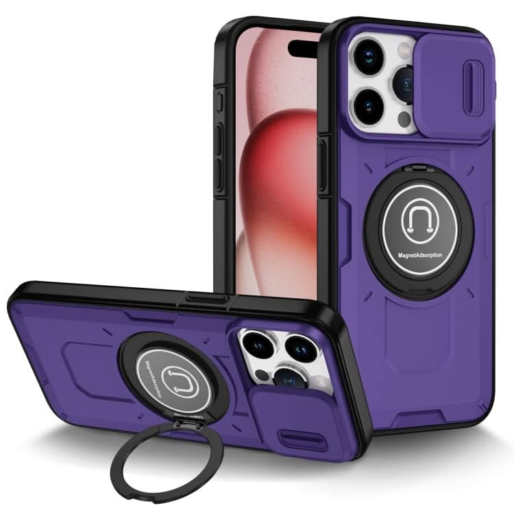 Sliding Camshield TPU Hybrid PC Magnetic Holder Phone Case, Series 3