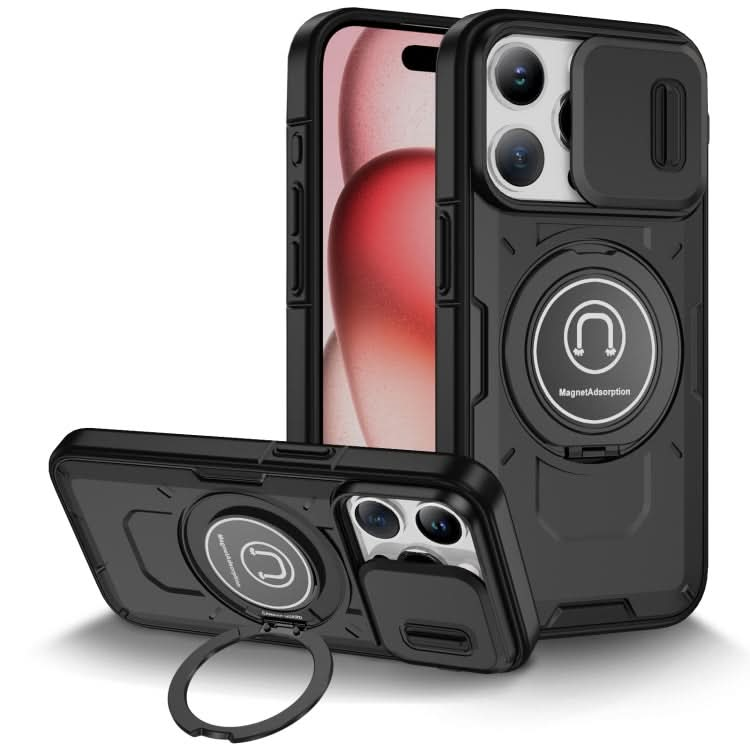 Sliding Camshield TPU Hybrid PC Magnetic Holder Phone Case, Series 3