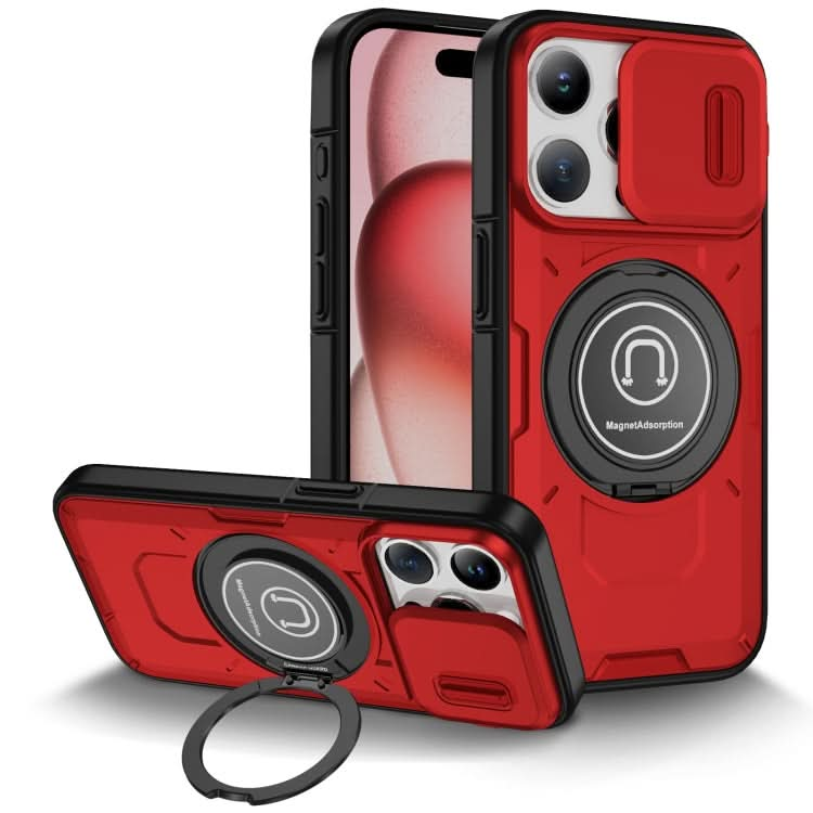 Sliding Camshield TPU Hybrid PC Magnetic Holder Phone Case, Series 3