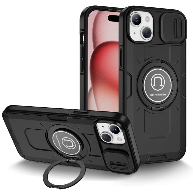 Sliding Camshield TPU Hybrid PC Magnetic Holder Phone Case, Series 4