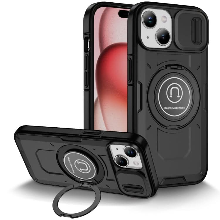 Sliding Camshield TPU Hybrid PC Magnetic Holder Phone Case, Series 2