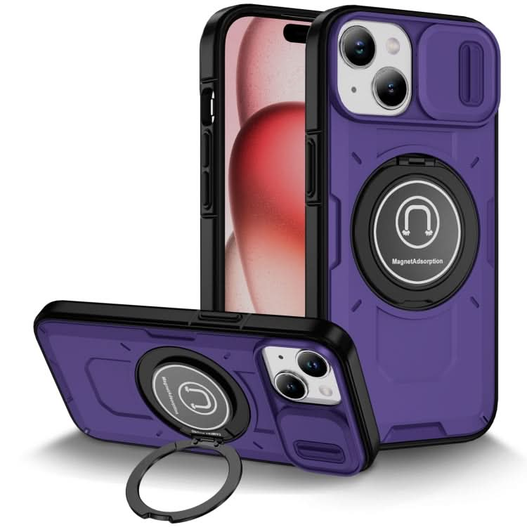 Sliding Camshield TPU Hybrid PC Magnetic Holder Phone Case, Series 2