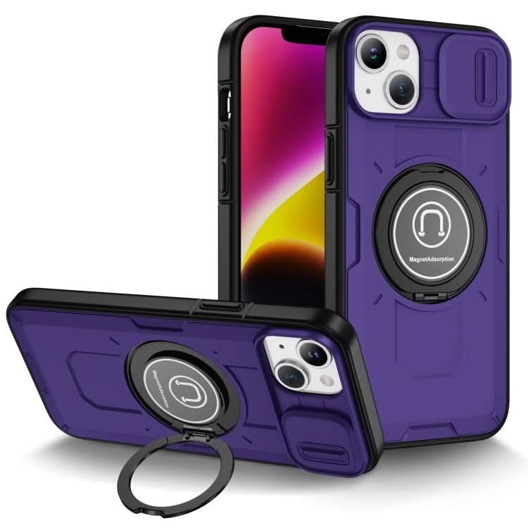 Sliding Camshield TPU Hybrid PC Magnetic Holder Phone Case, Series 5