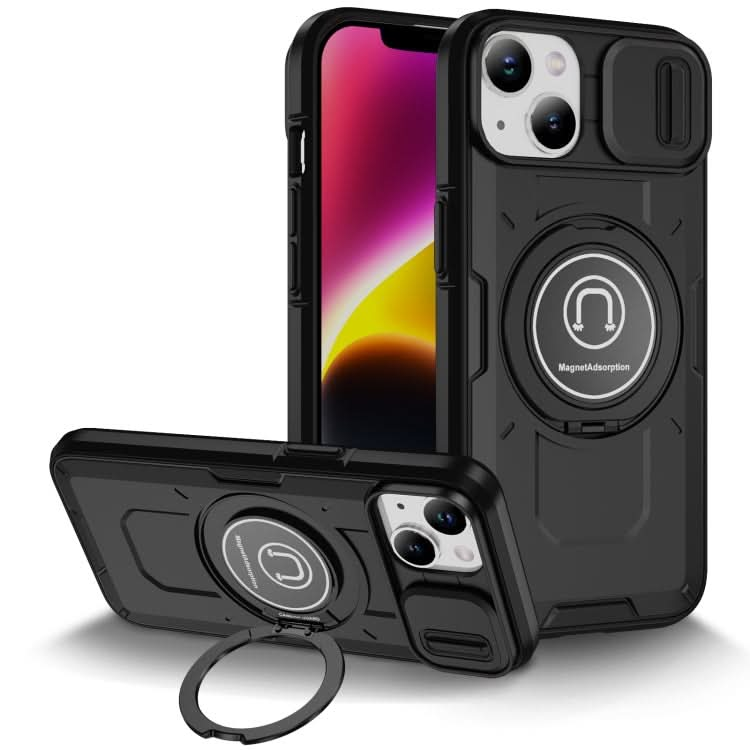 Sliding Camshield TPU Hybrid PC Magnetic Holder Phone Case, Series 3