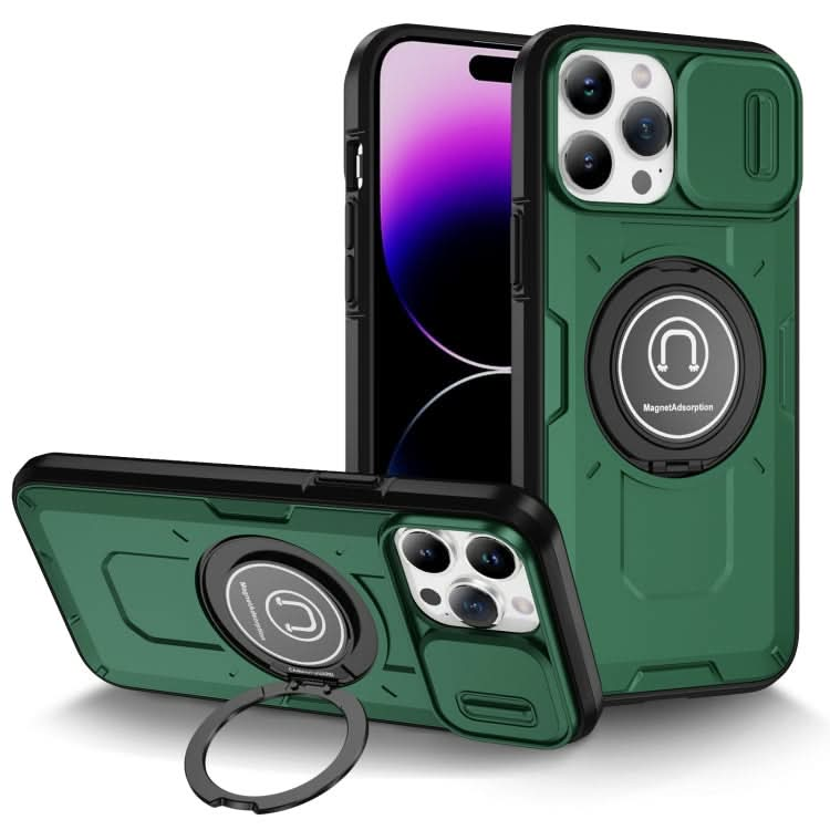 Sliding Camshield TPU Hybrid PC Magnetic Holder Phone Case, Series 5