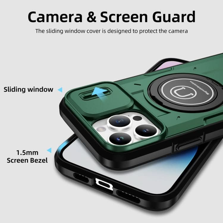 Sliding Camshield TPU Hybrid PC Magnetic Holder Phone Case, Series 5