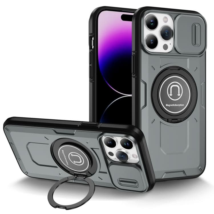 Sliding Camshield TPU Hybrid PC Magnetic Holder Phone Case, Series 5