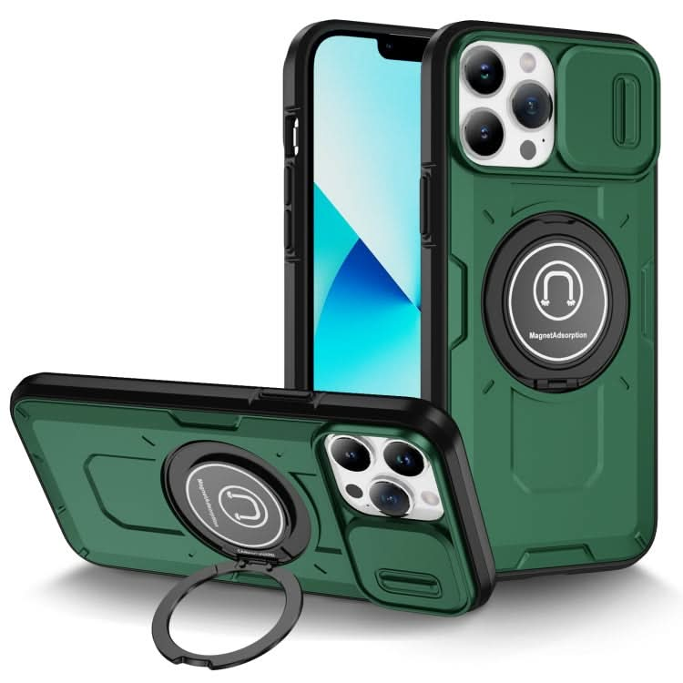 Sliding Camshield TPU Hybrid PC Magnetic Holder Phone Case, Series 4