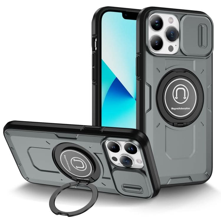 Sliding Camshield TPU Hybrid PC Magnetic Holder Phone Case, Series 4