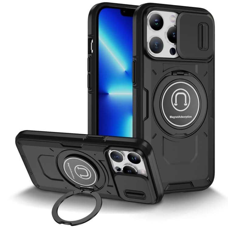 Sliding Camshield TPU Hybrid PC Magnetic Holder Phone Case, Series 1