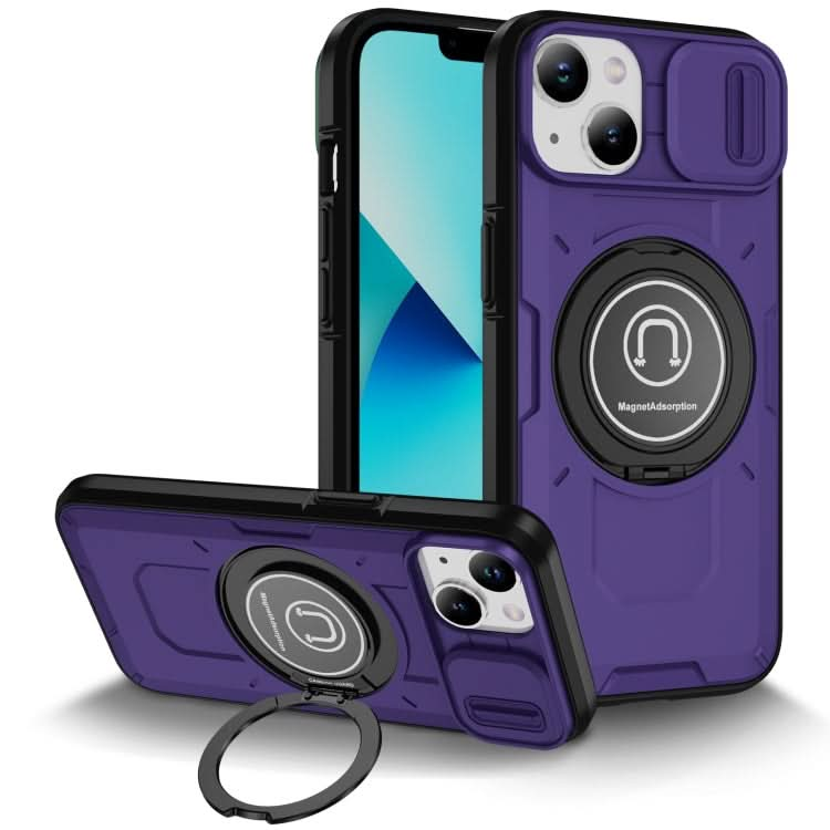 Sliding Camshield TPU Hybrid PC Magnetic Holder Phone Case, Series 4